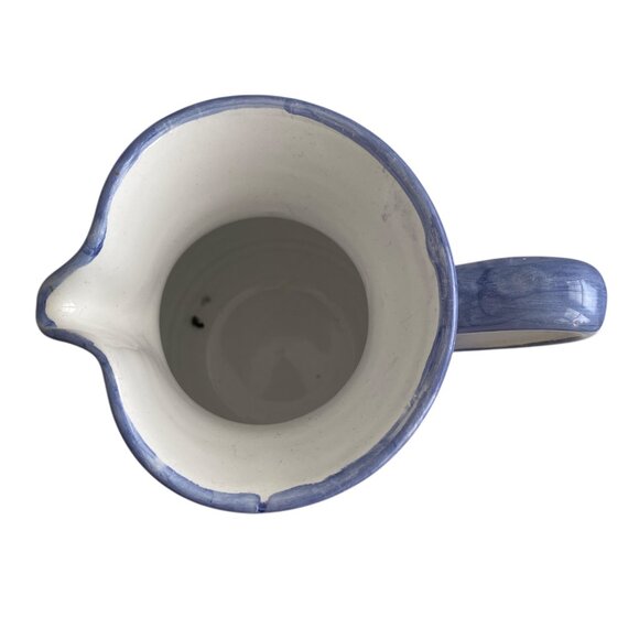 Sorrento Italian Pitcher Hand Painted Lemon Motif Vintage - Picture 2 of 4